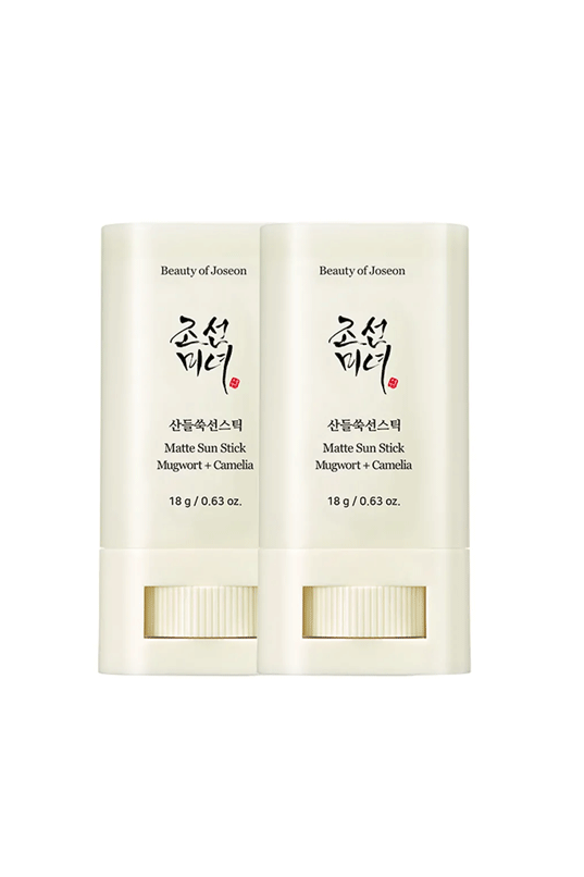 beauty of joseon Matte sun stick: Mugwort + Camelia Double Pack