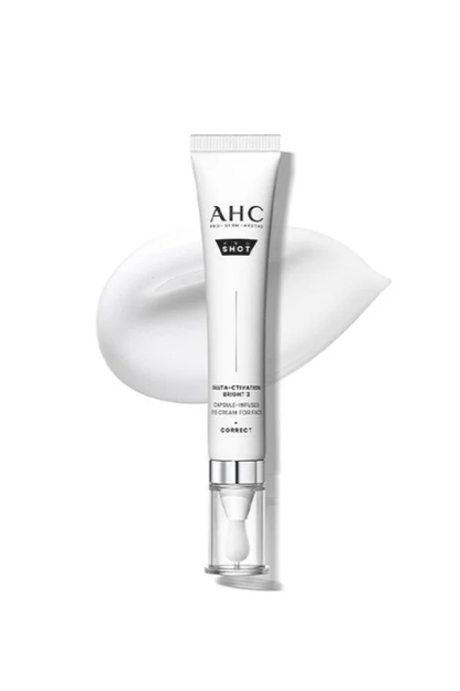 AHC Pro Shot GlutA-ctivation Bright 3 Capsule-Infused Eye Cream For Face