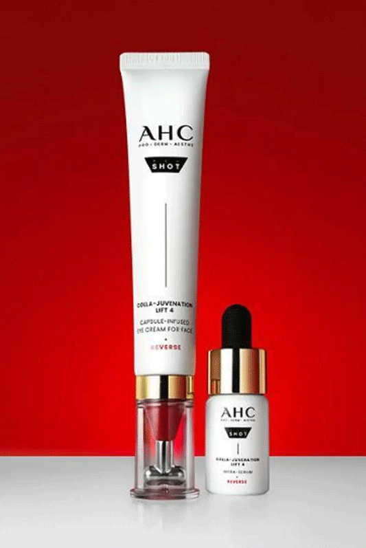 AHC Pro Shot Colla-Juvenation Lift 4 Capsule-Infused Eye Cream for Face