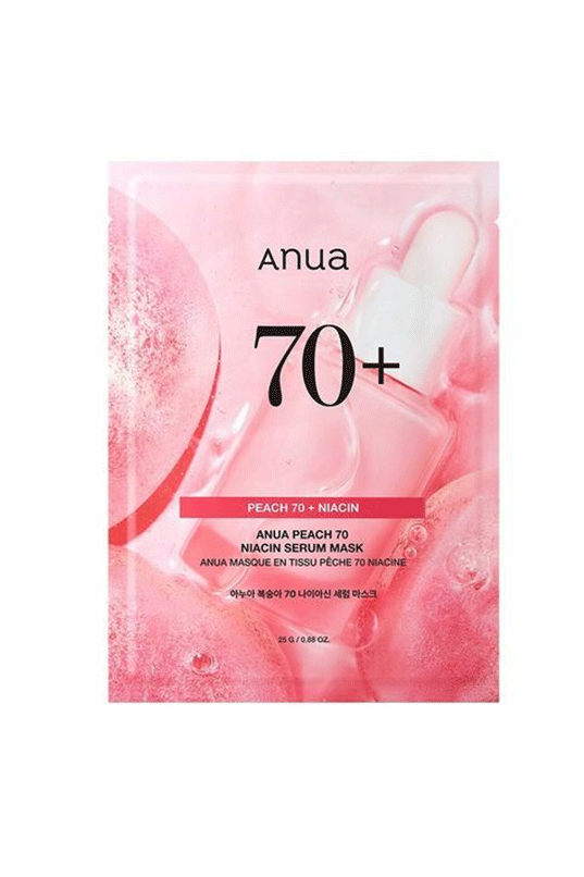 Anua Peach 70+ Niacin Serum Mask Sheet