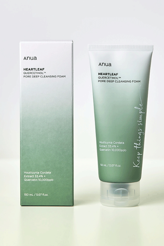 ANUA Heartleaf Quercetinol™ Pore Deep Cleansing Foam