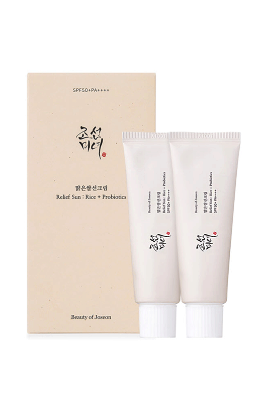 Beauty Of Joseon Relief Sun: Rice + Probiotics (Double Set)