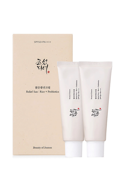 Beauty Of Joseon Relief Sun: Rice + Probiotics (Double Set)