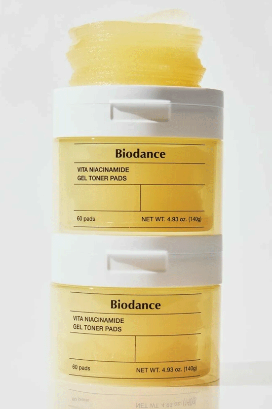 Biodance Vita Niacinamide Gel Toner Pad