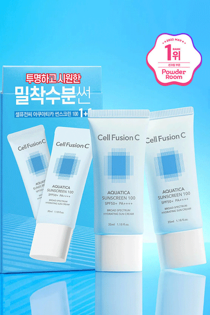 Cell Fusion C Aquatica Sunscreen 100 (35ml*2ea)