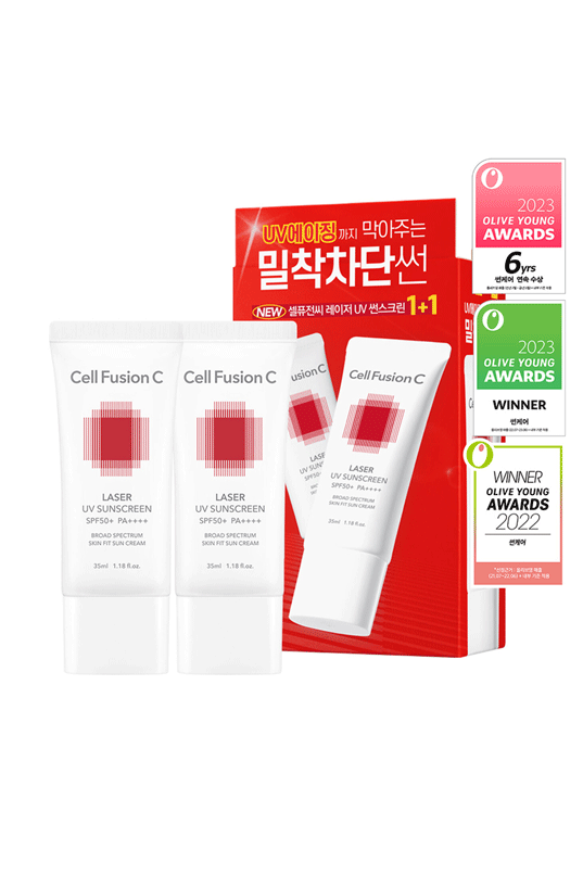 Cell Fusion C Laser UV Sunscreen 35mL (1+1 Set)