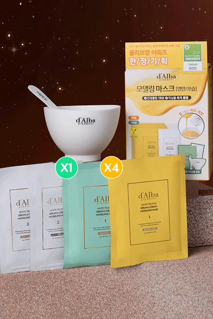 d'Alba White Truffle Serum & Cream Modeling Mask