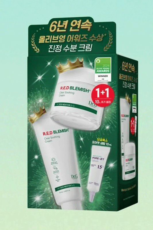 Dr.G RED Blemish Clear Soothing Cream (70ml+70ml)