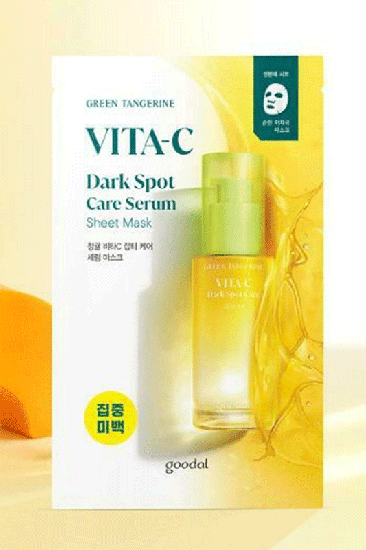 Goodal Green Tangeriene Vita-C Dark Spot Care Serum Sheet Mask