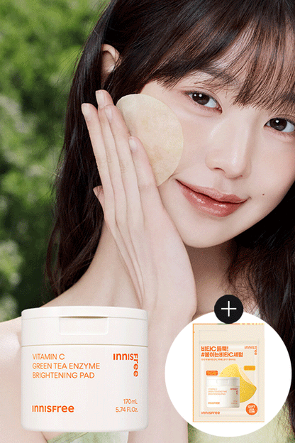 INNISFREE Vitamin C Green Tea Enzyme Brightening Pad