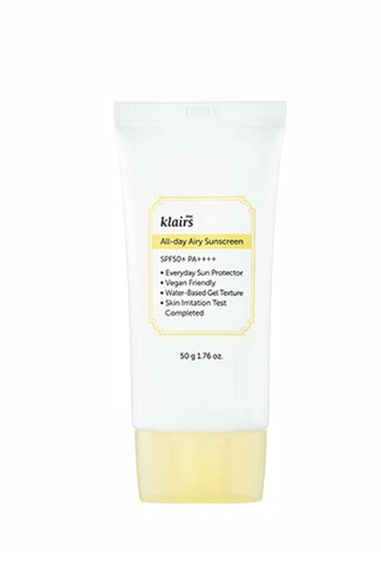 Dear, Klairs All-day Airy Sunscreen SPF50+/PA++++