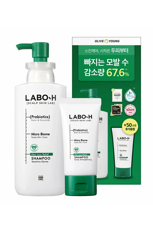 Labo-H Hair Loss Relief Shampoo Scalp Strengthening (333ml)