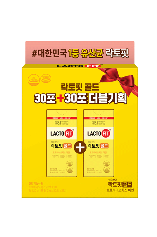 LACTO-FIT Probiotics Gold 30 Sticks Double Pack