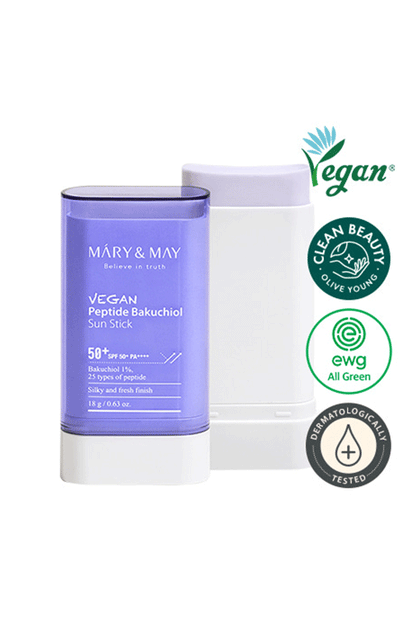 MARY&MAY Vegan Peptide Bakuchiol Sun Stick