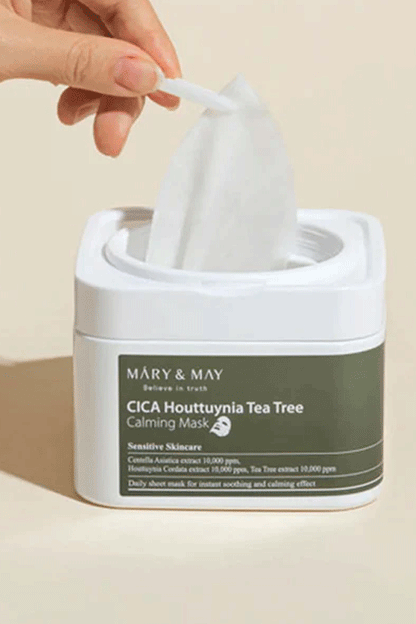 Mary&May CICA Houttuynia Tea Tree Calming Mask