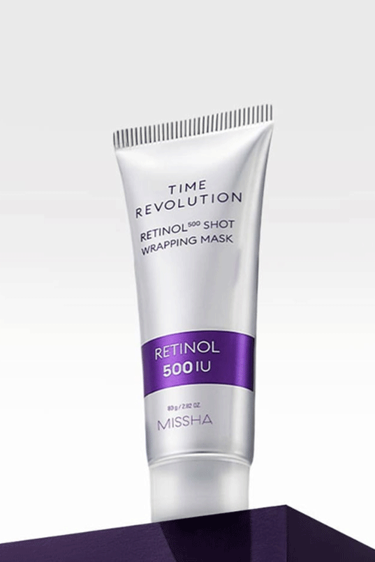 MISSHA Time Revolution Retinol 500 Shot Wrapping Mask