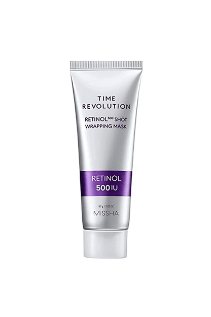 MISSHA Time Revolution Retinol 500 Shot Wrapping Mask