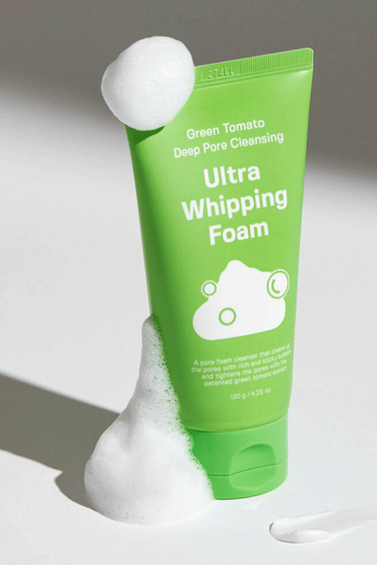 SUNGBOON EDITOR Green Tomato Deep Pore Cleansing Ultra Whipping Foam