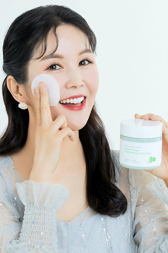 SUNGBOON EDITOR Green Tomato Pore Peeling Jumbo Pad