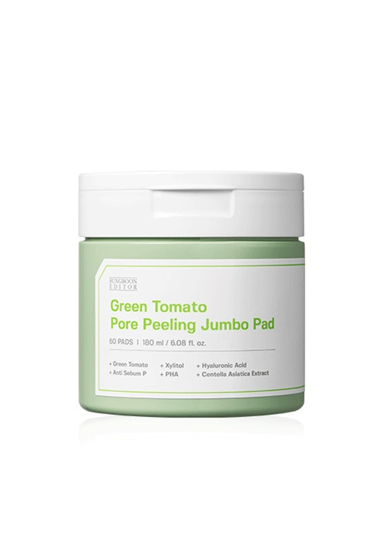 SUNGBOON EDITOR Green Tomato Pore Peeling Jumbo Pad