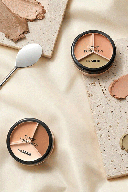 The SAEM Cover Perfection Triple Pot Concealer