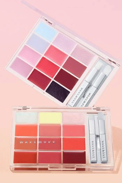 WAKEMAKE Soft Coloring Lip Palette (#01 Pink Flood Glowing)